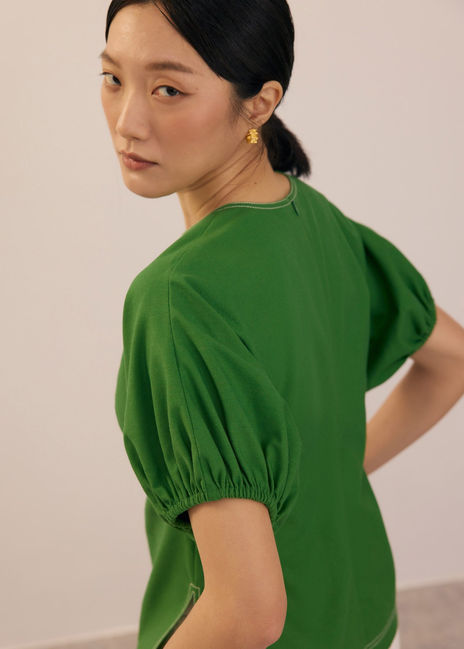 Round Neck Batwing Tunic Top - Image 10