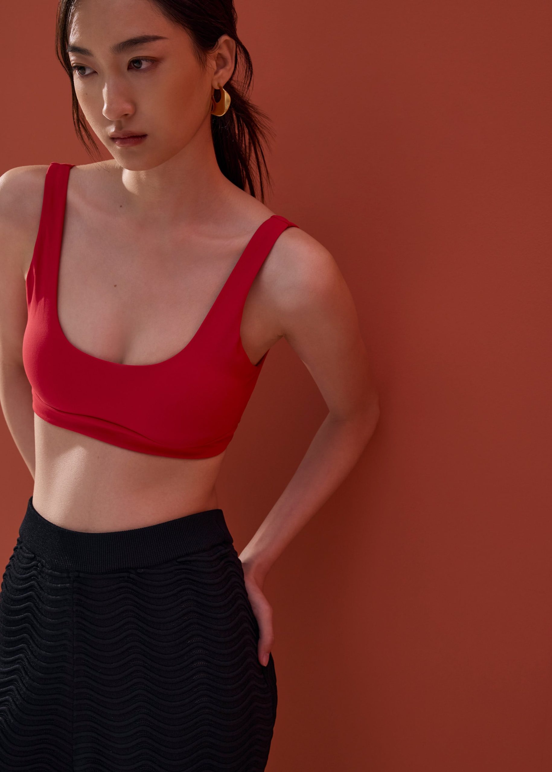BraFree by LB Jersey Scoop Neck Bra Top