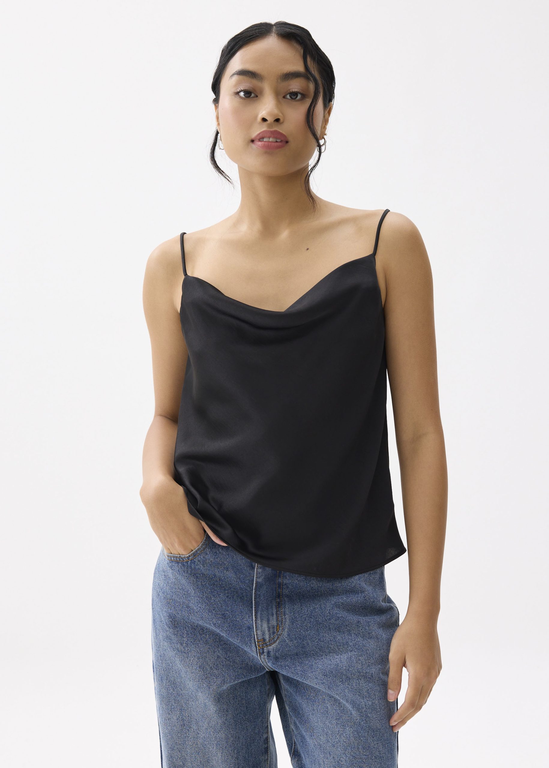 Sophia Cowl Neck Camisole Top - Image 3