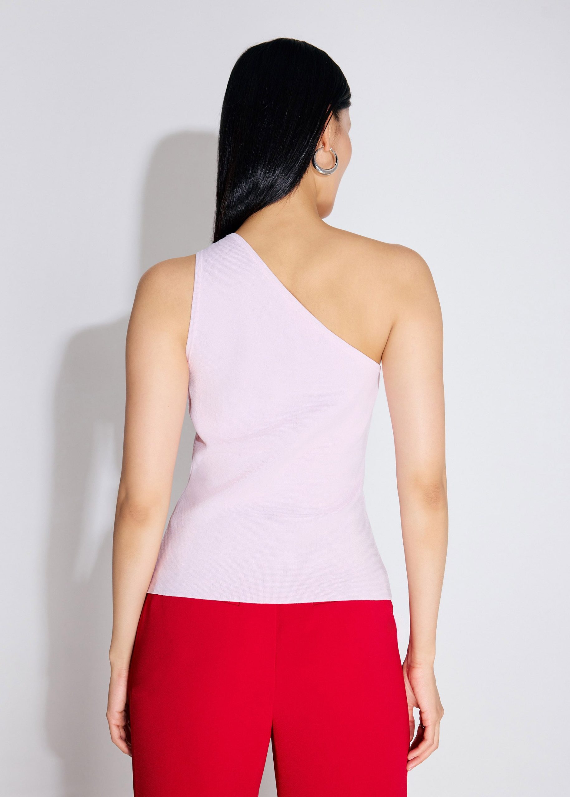 Buckle Detail Knit Toga Fitted Top - Image 14