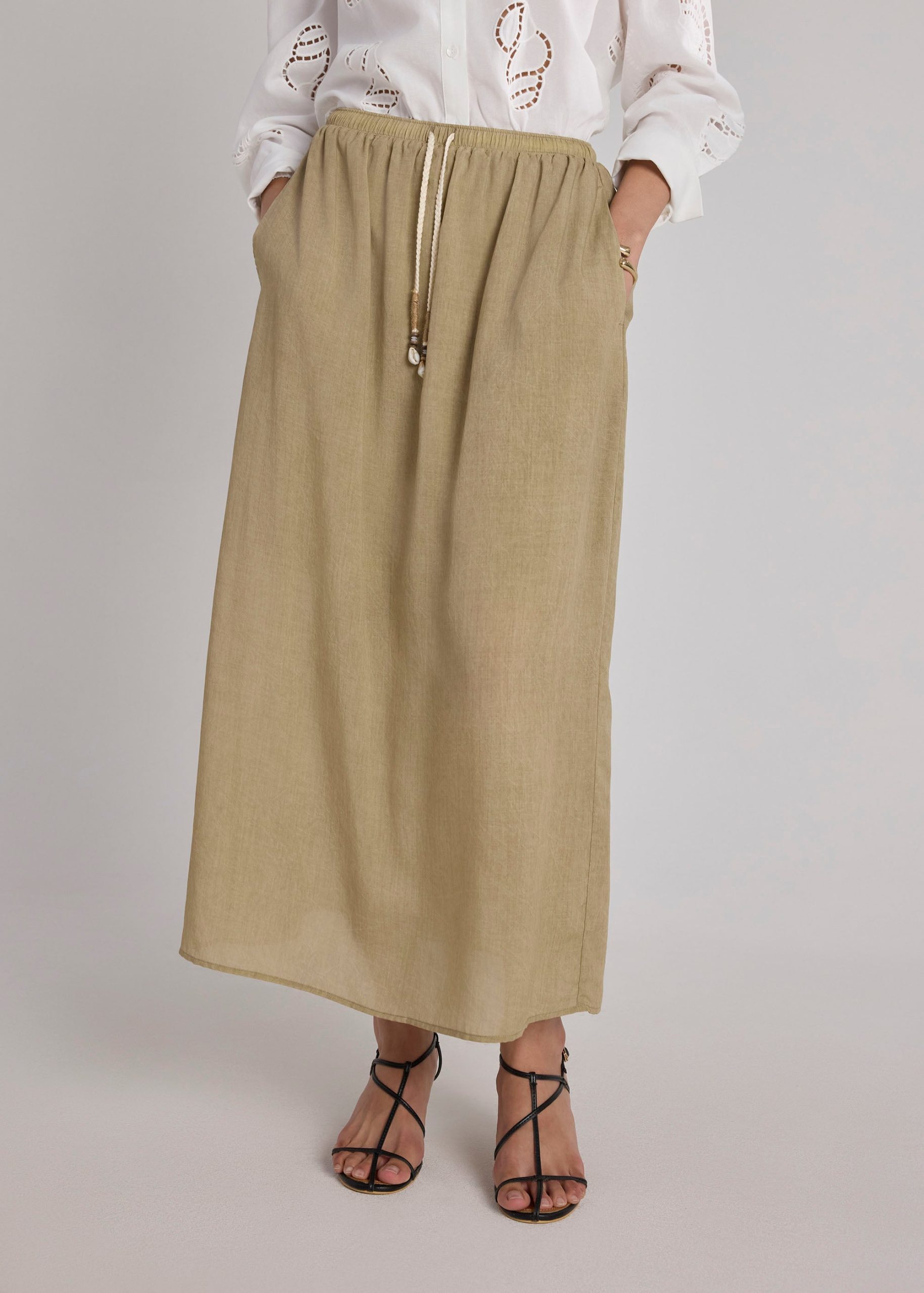 Coastal Beads Drawstring Skirt - Image 10