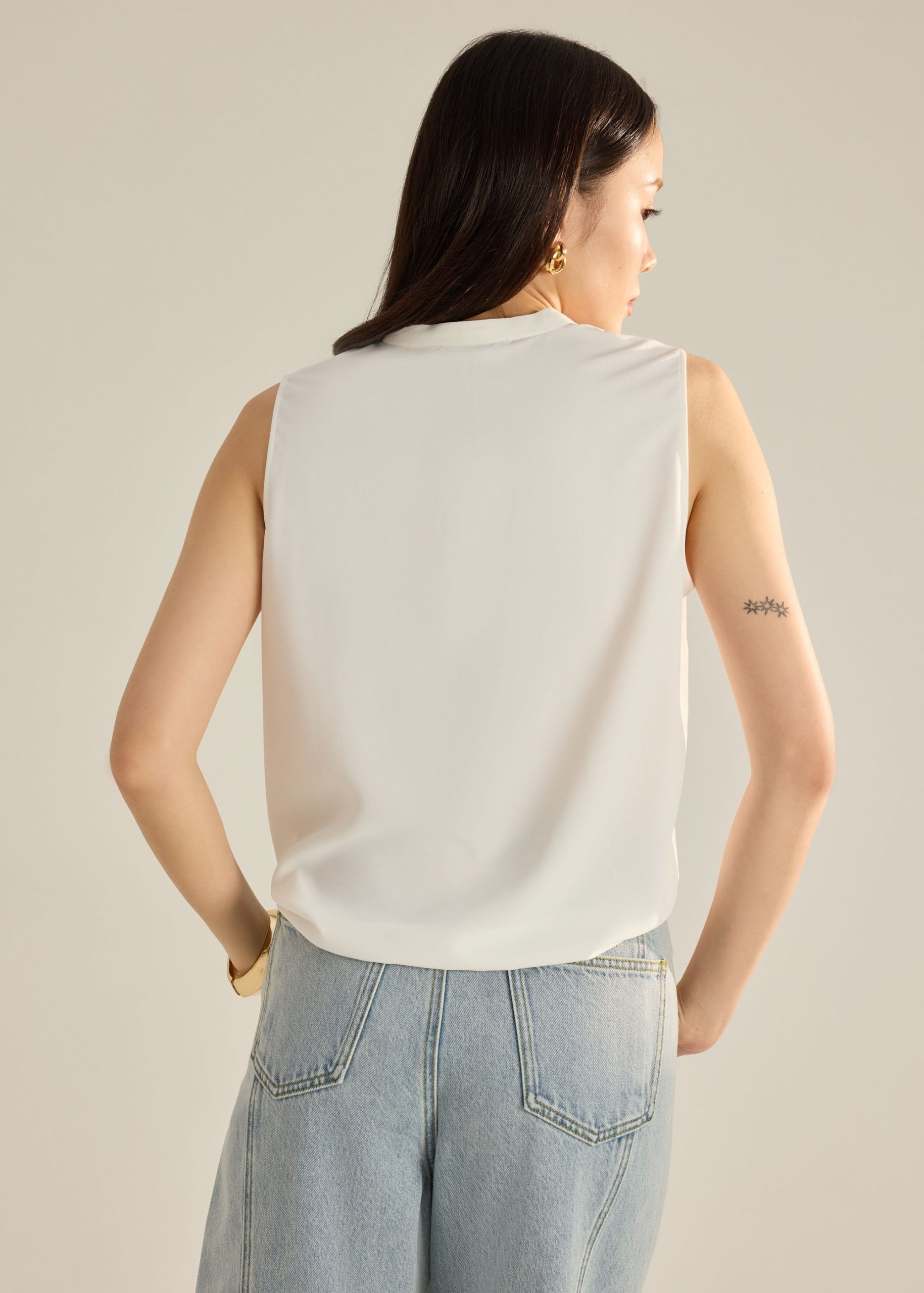 Ella Pintuck Blouse With Lace Trim - Image 10
