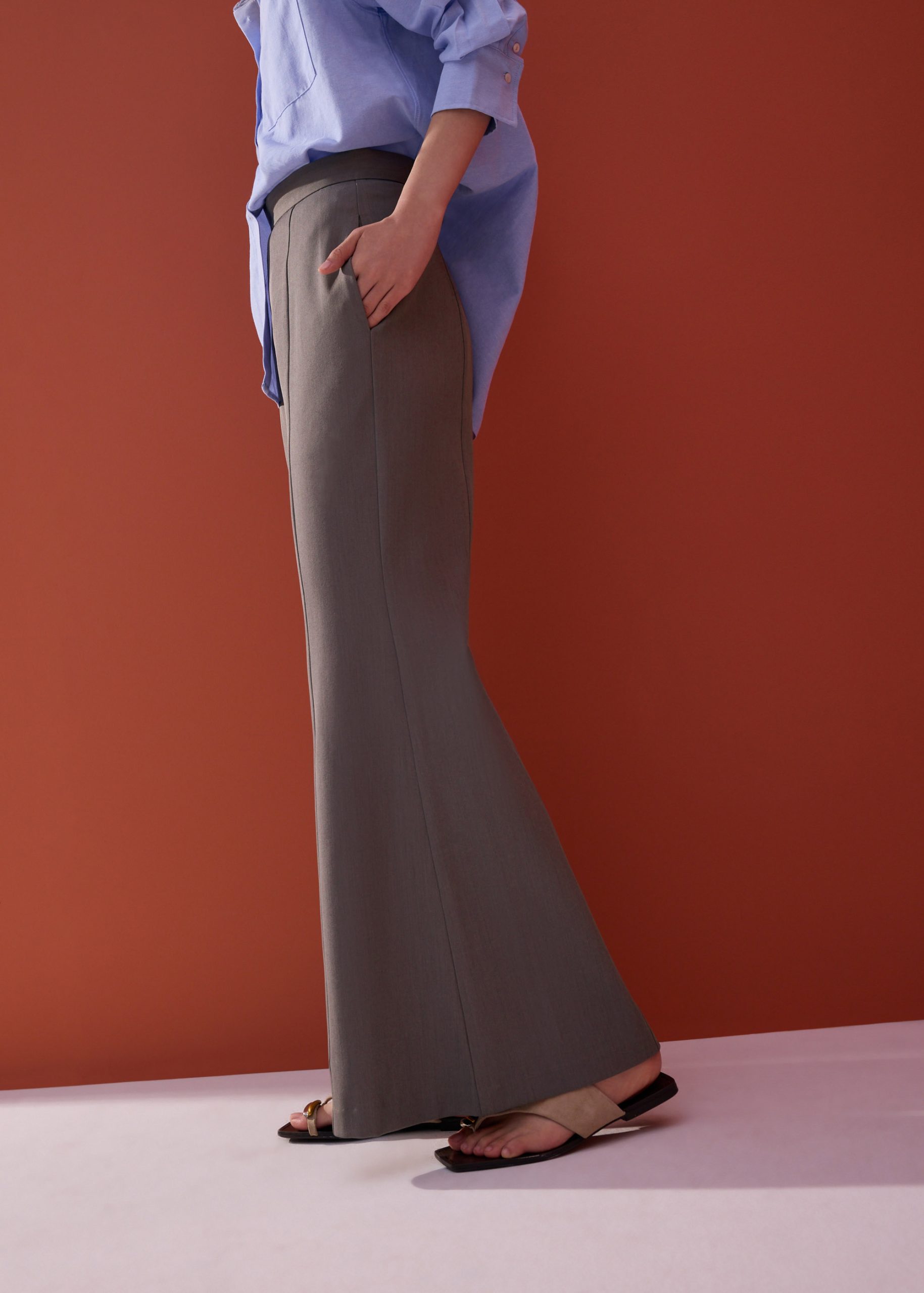 Leggy??Sarita High Waist Boot Cut Pants - Image 12