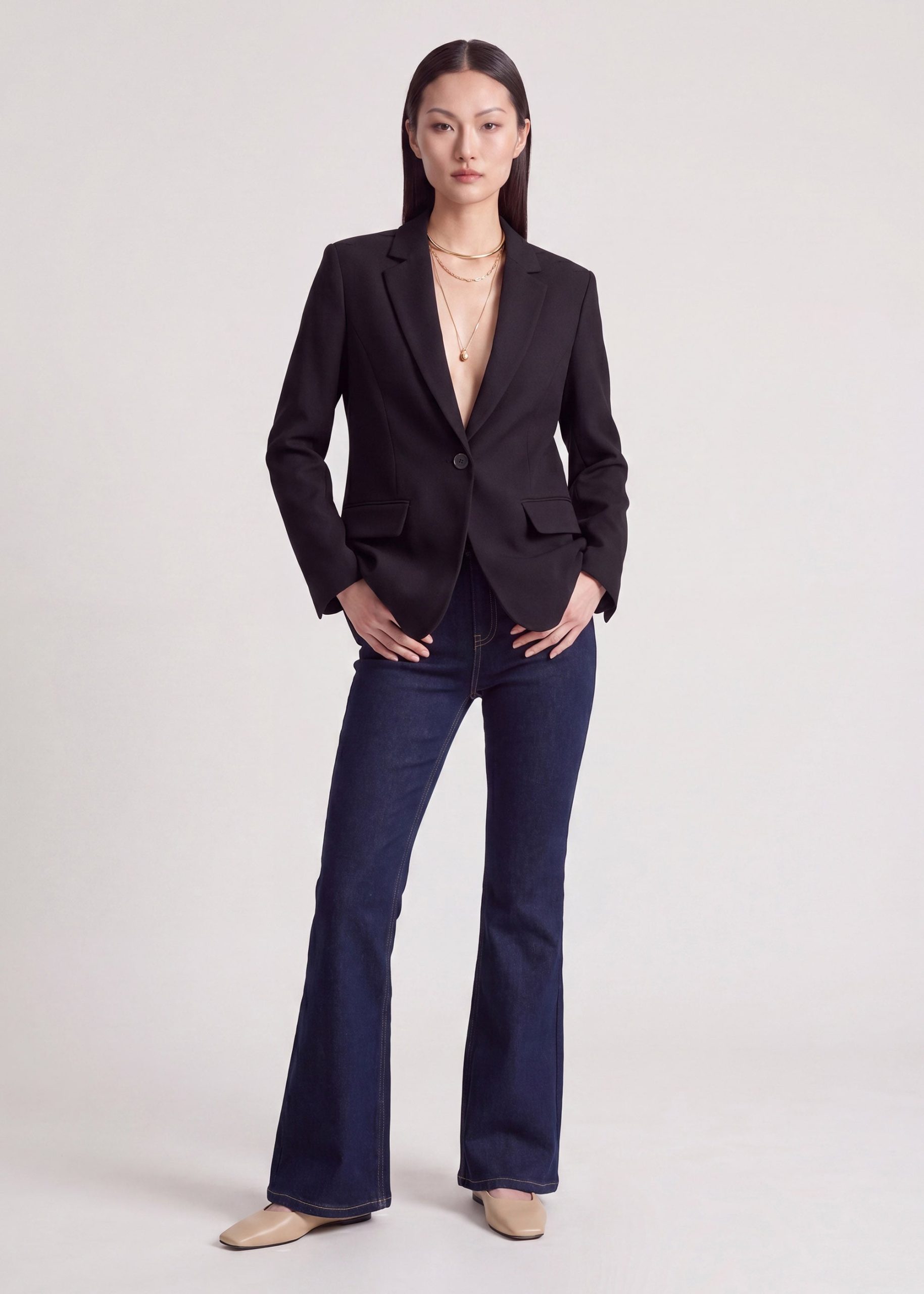 Addison Leggy??Kick Flare Jeans - Image 3