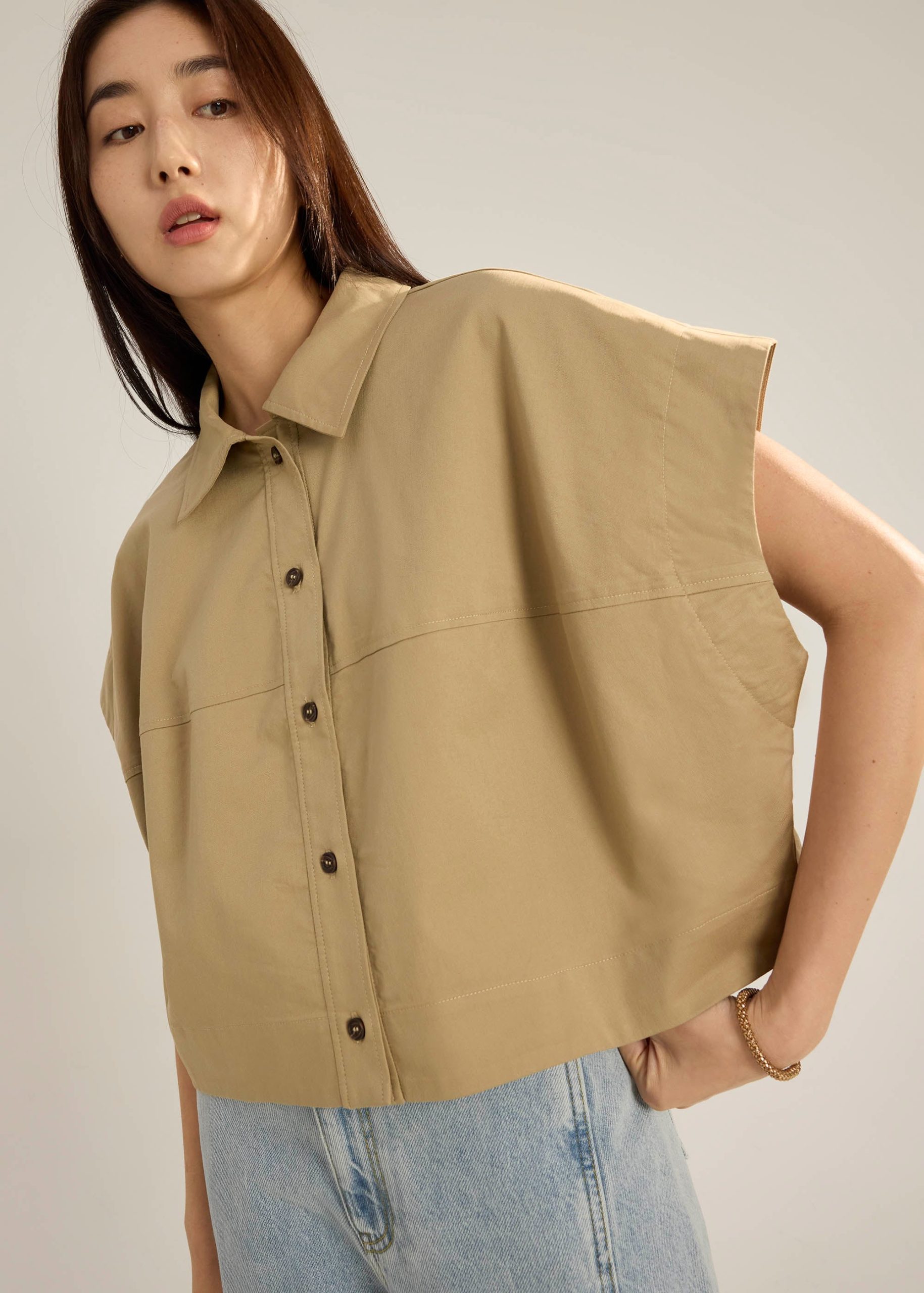 Oversized Button Down Shirt