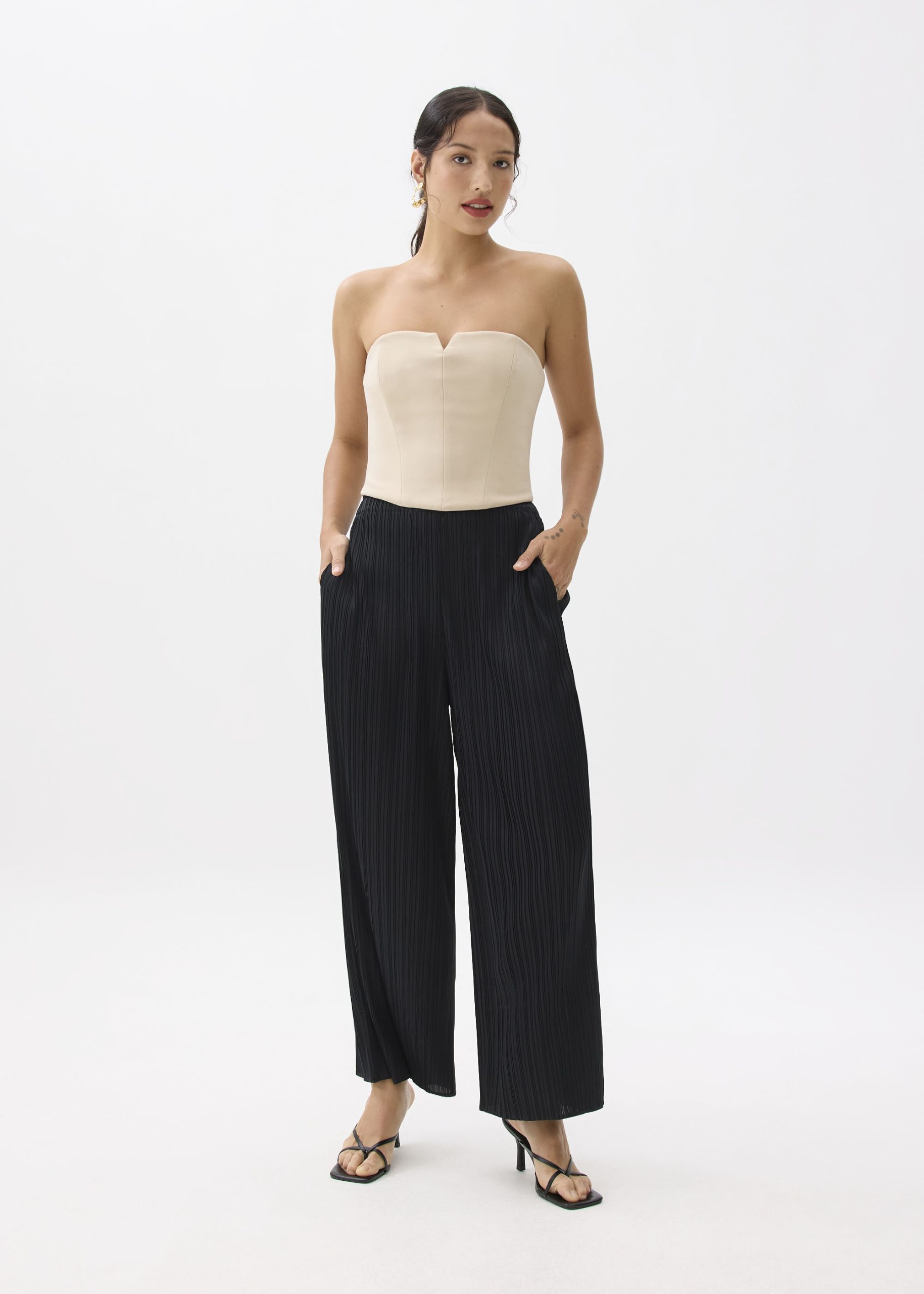 Leggy??Anh Plissé Wide Leg Pants - Image 3