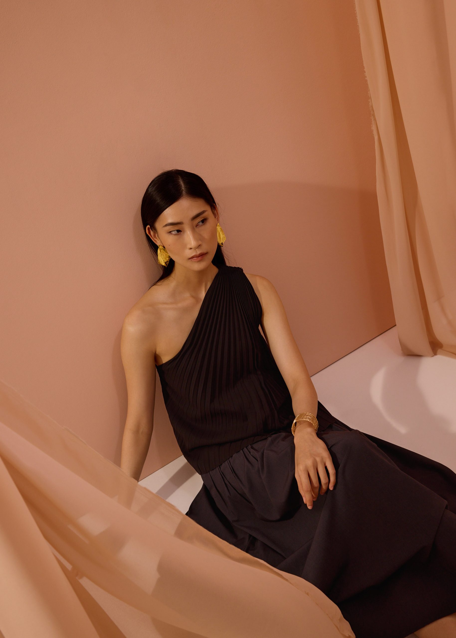 Wei Sunray Pleated Toga Top - Image 7
