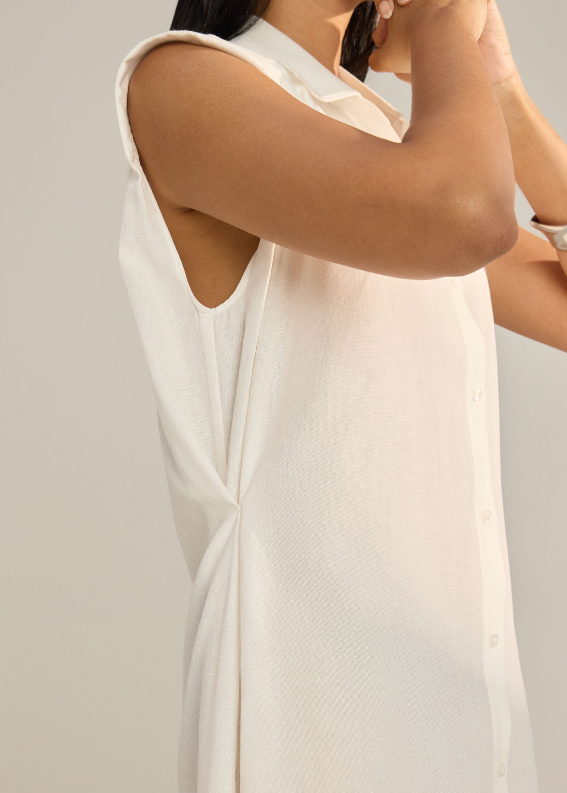 Button Down Mini Dress - Image 4