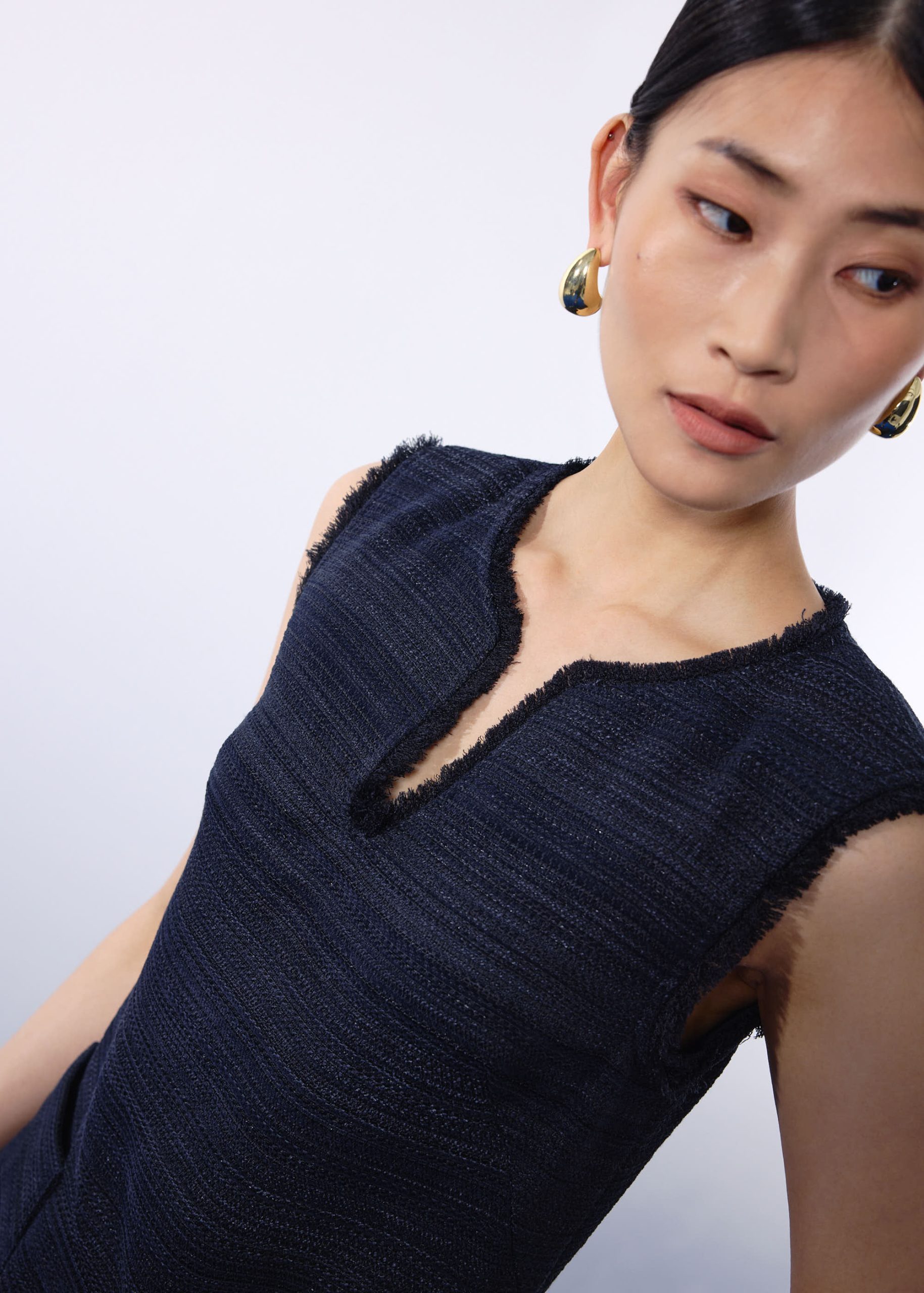 Mahita Jacquard Tweed A-line Mini Dress - Image 7