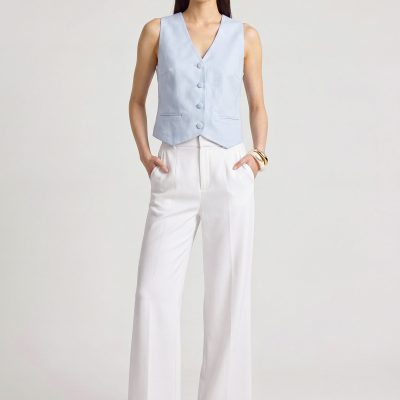 Yuna Premium Linen Vest