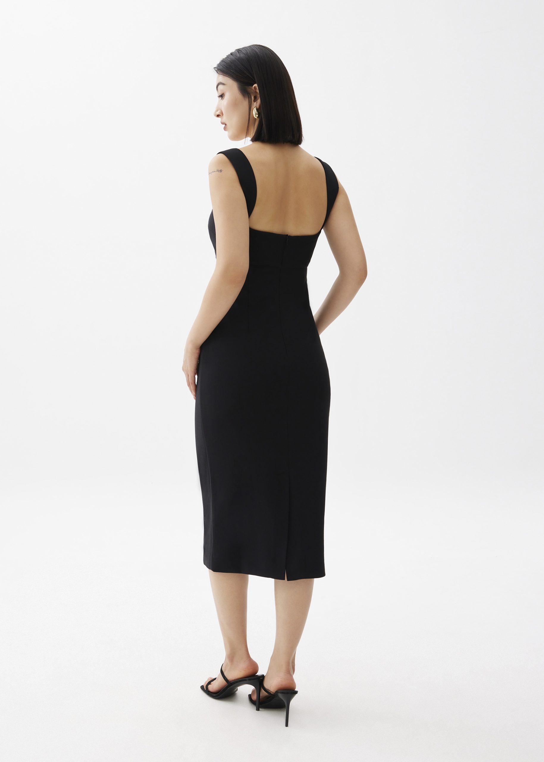 BraFree by LB Nicole Cut Out Midi Dress - Image 5