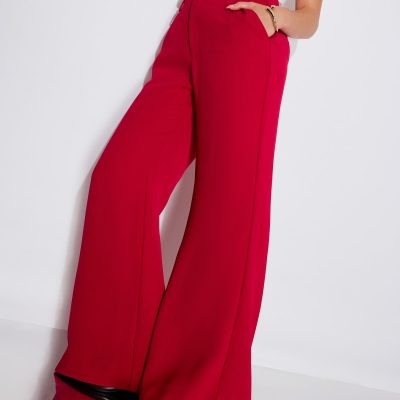 PETITE Leggy??Pvara Crepe Kick Flare Pants
