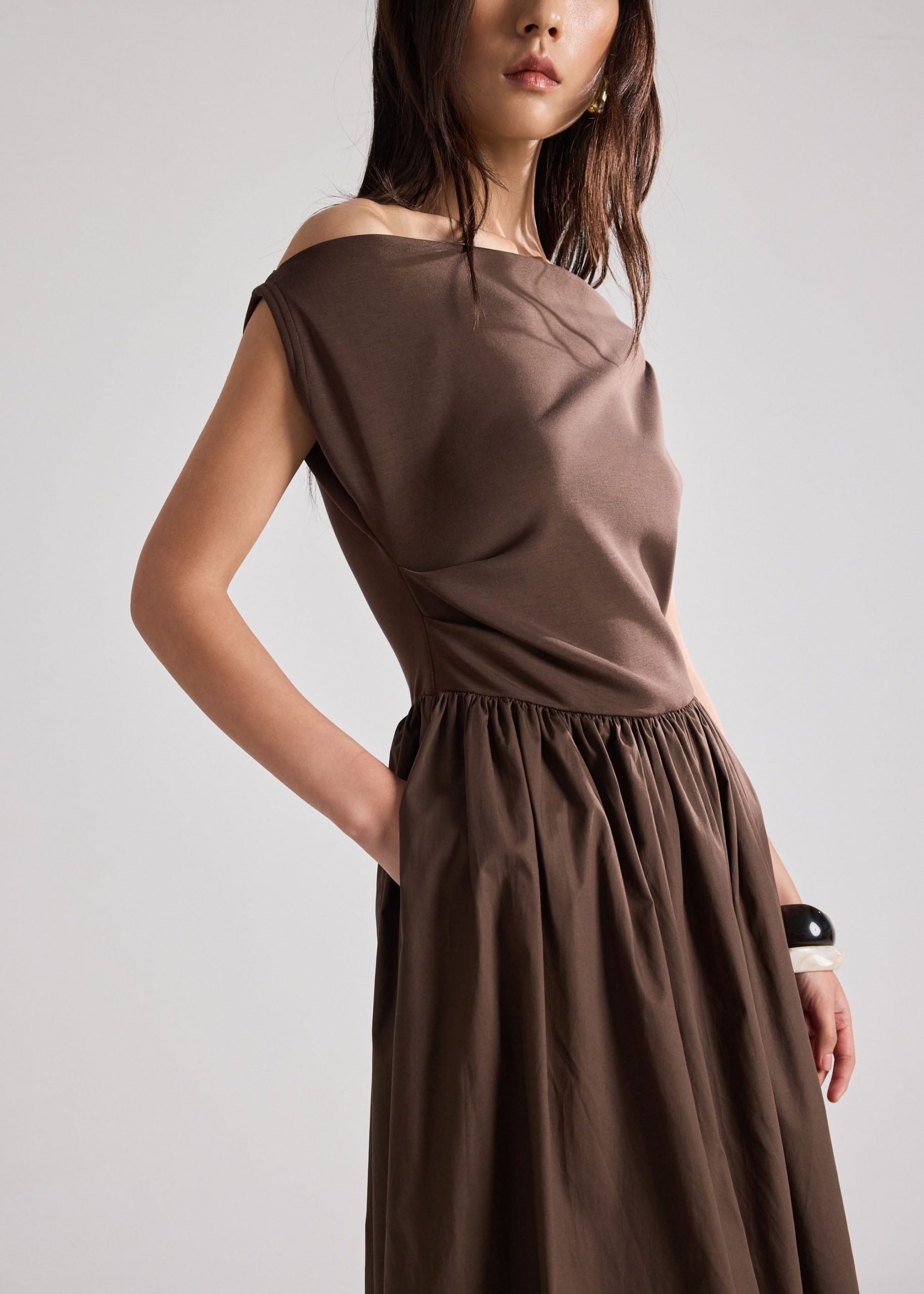 Asymmetric Fit & Flare Midaxi Dress - Image 16