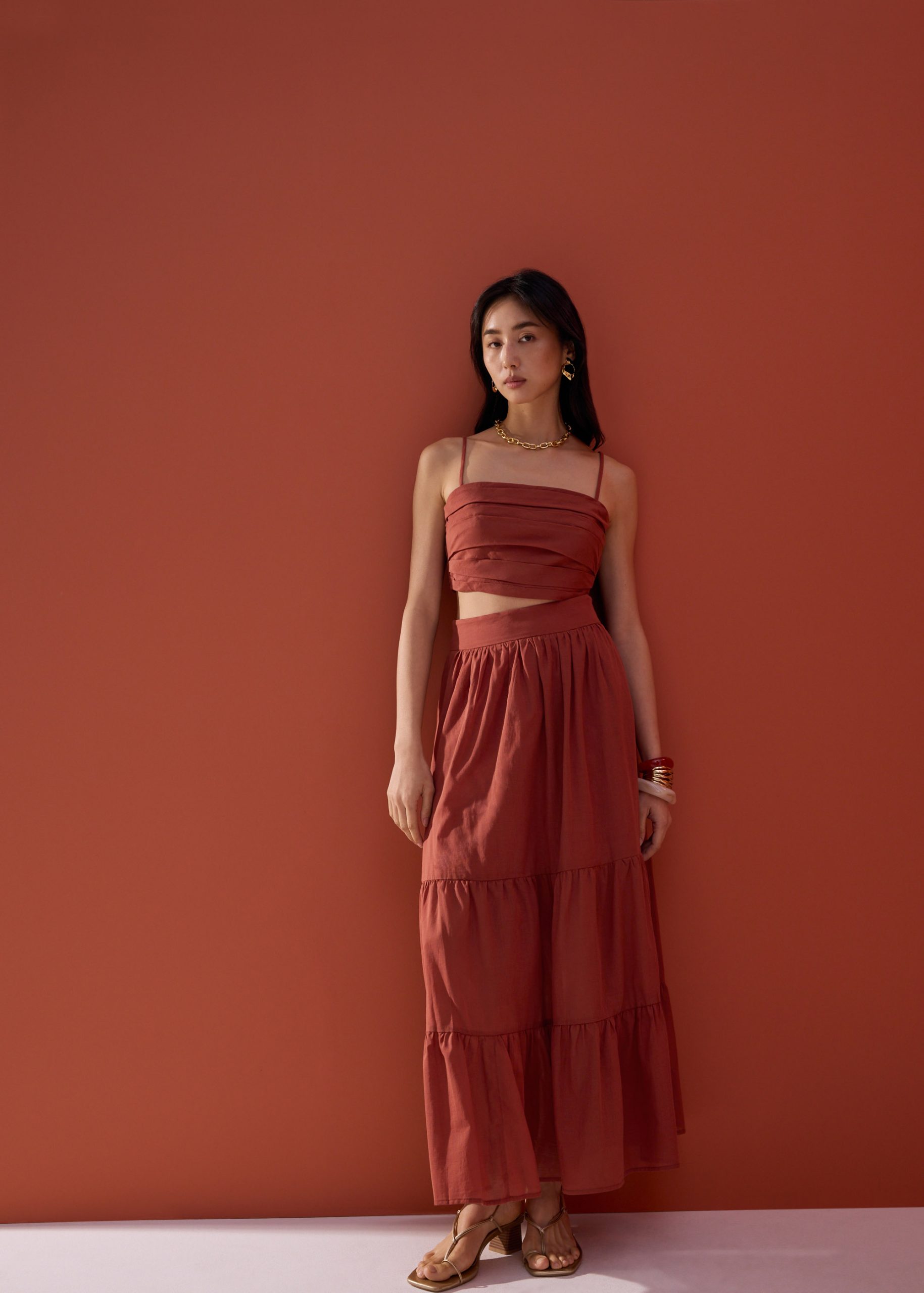 Cotton Camisole Top in Desert Haze - Image 22